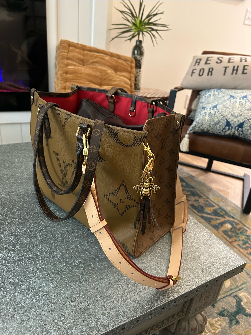LV Brown Monogram Canvas Tote - Picture 6 of 6